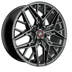 Zoll KESKIN KT25 20" Alufelgen PALLADIUM PAINTED - Felgen aus Aluminium mit Flowforged-Technologie, ideal für sportliche Fahrzeuge, hohe Traglast von 910 kg und stylisches PALLADIUM PAINTED Design.