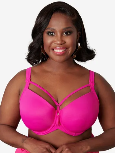 SugarShape Ibiza Full-Cup-Bikini Top - Wattiertes Spacer-Bikinioberteil mit Bügeln, sexy Straps und dekorativen Tasseln – perfekt für einen stilvollen Strandauftritt.