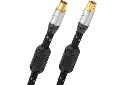 Oehlbach Transmission Ultra High End Antennenkabel - Audio- & Video-Kabel für brillante Farbwiedergabe, mit hochreinem HPOCC®-Kupfer und effektiver fünffacher Schirmung für verlustfreie Signalübertragung.