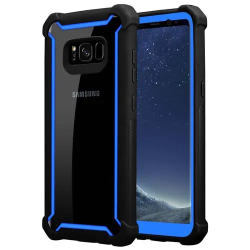 Hülle für Samsung Galaxy S8 Handy Hybrid 2 in 1 Acryl Hard Cover Case TPU