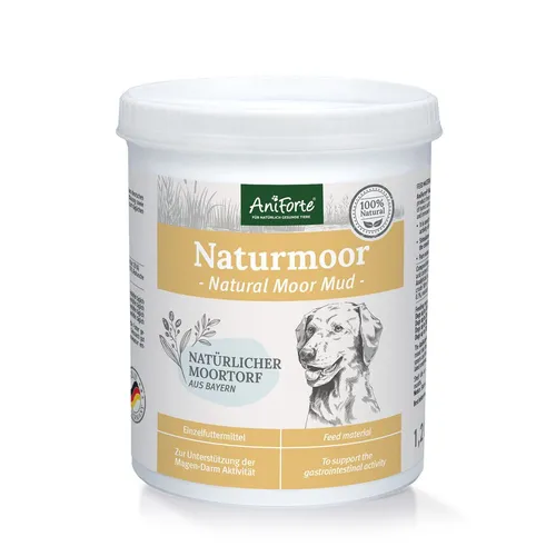 Heilmoor 1200 g - rezeptfrei von AniForte, natürliche Verdauungshilfe für Hunde zur Förderung der Gesundheit