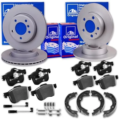 ATE Bremsscheiben + Beläge + Handbremse vorne + hinten für C-Klasse W204 S204 C204