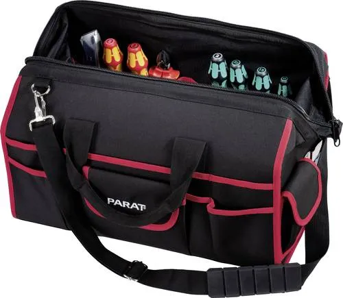 PARAT Basic Tool Softbag M 5990832991 - Universal Werkzeugtasche in Schwarz, ideal für die organisierte Aufbewahrung von Werkzeugen, robustes Nylonmaterial für lange Haltbarkeit.