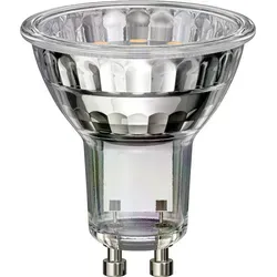ledscom.de GU10 LED Leuchtmittel, PAR16, weiß (4000 K), 2,1 W, 206lm, 118°, Reflektorspiegel (silber)