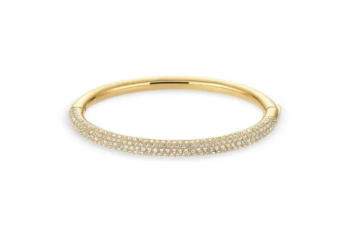Bering Jewelry Armband 657-2217-170 - Elegantes Damenarmband aus glänzendem Edelstahl in Gold, besetzt mit funkelnden Zirkonia-Steinen. Ideal für schmale Handgelenke (170 mm) und perfekt für jeden Anlass.