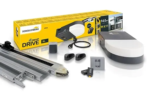 Schellenberg Garagentorantrieb Smart DRIVE XL 1000N - Antriebe für Garagentore, bis zu 14 m² große Tore, smart und kompatibel mit Smart Friends für einfache Steuerung.