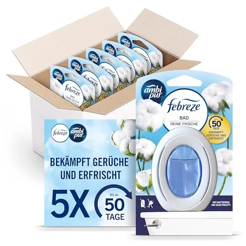 Febreze Bad Lufterfrischer, Kontinuierliche Geruchsbekämpfung Und -verhinder ...