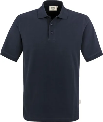 HAKRO Poloshirt Classic 810 in Tinte, Größe S - Herren Poloshirt Classic 810 aus 100% Baumwolle, mit bruchsicheren Knöpfen und angenehmem Tragekomfort. Ideal für lässige Anlässe und den Alltag.