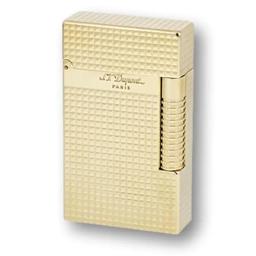 DUPONT L2 Le Grand Goldsmith Gold Cigarrenfeuerzeug - Elegantes Jet-Feuerzeug von S.T. DUPONT, ideal für Zigarrenliebhaber und bietet eine präzise Flamme für ein perfektes Raucherlebnis.