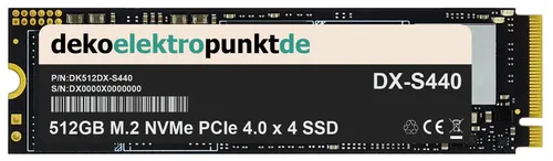 512GB M.2 Gen4 SSD Festplatte passend für MacBook Pro 13.3" ([2020 / Z0Y8/Z0Y9])