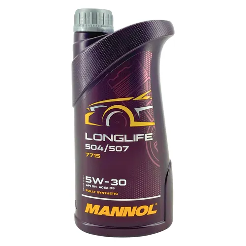 Sct-Mannol Motoröl Longlife 504/507 5W-30 MN7715-1 - Hochwertiges Motoröl für optimale Leistung und Schutz, speziell entwickelt für moderne Motoren. Ideal für den täglichen Einsatz und sorgt für eine zuverlässige Schmierung.