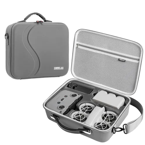 Für DJI Neo Drohne STARTRC Schultertasche – PU Aufbewahrungsbox & Hand Tasche