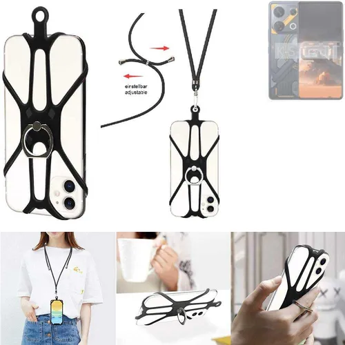 Handykette für Infinix GT 10 Pro - Praktische Handykordel mit Ring - Taschen & Schutzhüllen - Flexibel einstellbare Kordel und Tischständerfunktion für bequemes Nutzen und Tragen Ihres Infinix GT 10 Pro.