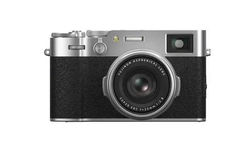 Fujifilm X100VI Silber - Hochwertige Systemkamera mit X-Trans CMOS 5, integrierter Bildstabilisierung und 6,2K Videofunktion