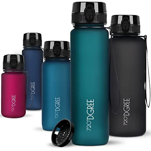 720°DGREE Trinkflasche 1l Sport “uberBottle“ - BPA-frei, leicht & stoßfest - Die 720°DGREE “uberBottle” ist der perfekte Begleiter für Sport und Alltag. Mit 1000ml Volumen, aus hochwertigem Tritan, bietet sie ein hygienisches Trinkerlebnis und ist ideal für unterwegs. Auslaufsicher und leicht zu reinigen.