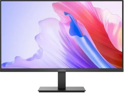 KOORUI E2411H FHD Office-Monitor 23,8 Zoll - IPS LCD Monitor mit 1920 x 1080 Auflösung, ideal für Büroarbeiten dank hoher Bildqualität und 120 Hz Bildwiederholrate.