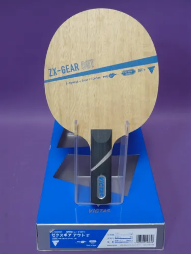 VICTAS ZX-GEAR OUT Zexion Offensive Tischtennisholz - Hochwertiges Tischtennisholz für offensive Spieler, gefertigt aus 5+2 Furnieren für optimale Geschwindigkeit und Kontrolle. Ideal für Wettkämpfe und ambitionierte Spieler.