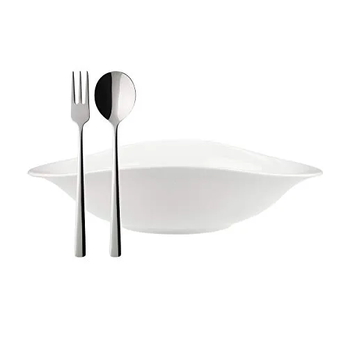 Villeroy & Boch Vapiano Italian-Set, 6-teilig - Pastateller-Set aus Premium Porzellan, ideal für Pasta-Liebhaber, spülmaschinenfest und mikrowellensicher – perfekt für Dinner und Gastronomie.