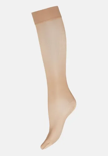Wolford Damen Kniestrumpf Pure Energy 30 Leg Vitalizer - Elegante Kniestrümpfe mit 30 Denier, ideal für den täglichen Komfort. Perfekte Passform in Beige, Medium – ein stilvolles Accessoire für jede Garderobe.