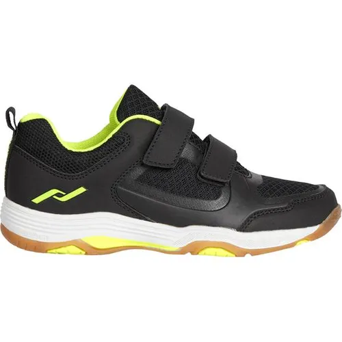 PRO TOUCH Kinder Volleyballschuhe Rebel IV VLC J - Vielseitige Hallenschuhe für Kinder mit hohem Tragekomfort, Klettverschluss und atmungsaktivem Mesh-Obermaterial – ideal für Schulsport und Training.