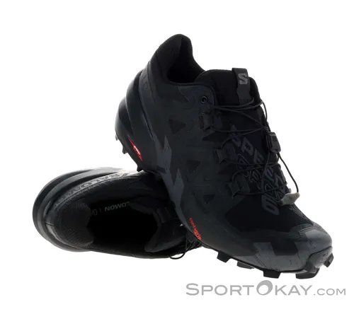 Salomon Speedcross 6 Damen Laufschuhe - Noir - 36 - Laufschuhe für Damen, bieten maximalen Grip und exzellente Stabilität für Trailläufe und Outdoor-Abenteuer.