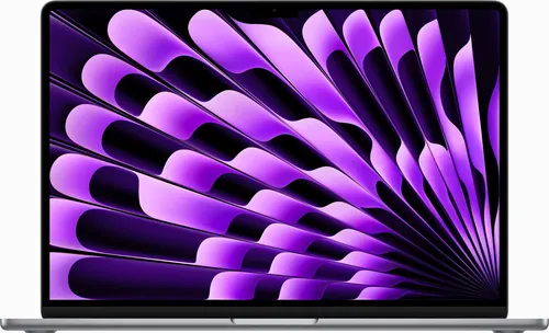 MacBook Air 15 Zoll 2023 - Spacegrau, M2 Chip, 8-Core-CPU, 10-Core-GPU, 8 GB RAM, 256 GB SSD, unglaublich leistungsstark und ultraleicht für kreative Profis