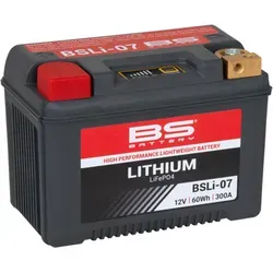 BS Battery Lithium-Ionen-Akku - BSLI-07 - E-Scooter Akku mit 12,8 V und 5Ah, ultraleicht für schnellere Beschleunigung, erhöhte Sicherheit und längere Lebensdauer, inklusive Spannungsanzeige für einfache Kontrolle des Ladezustands.