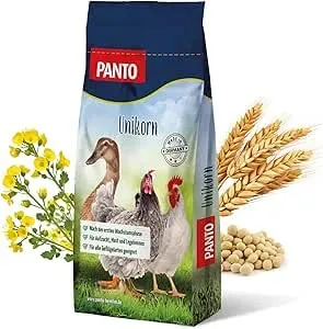 PANTO Hühnerfutter Unikorn 25 kg – gekörntes Geflügelfutter (3mm) für die Aufzucht, Mast, Legehennen - Alleinfuttermittel für Junghennen, Gänse, Enten, Pute
