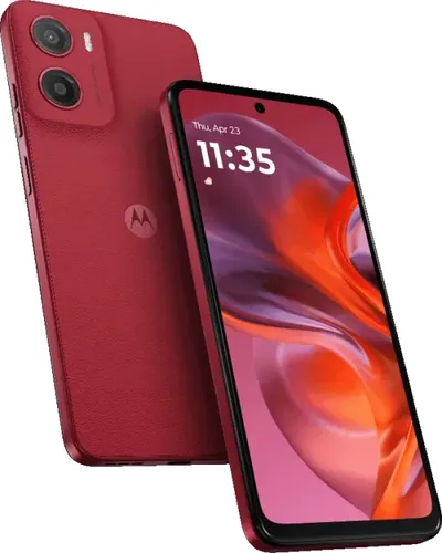 Motorola moto g05 - 4GB RAM, 128GB Speicher, Plum Red, 90Hz - Handys und Smartphones mit 6,67" HD+ Display, Dolby Atmos Stereo-Lautsprechern und 50 MP Kamera für beeindruckende Fotos bei Tag und Nacht. Robuste Bauweise und 5200 mAh Akku für langanhaltenden Genuss.