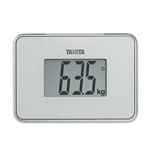 TANITA HD-386 - Kleinste Digitale Personenwaage der Welt - Digitale Personenwaage, ideal für unterwegs mit 150 kg Tragkraft und extra großem LCD-Display für einfache Ablesbarkeit.