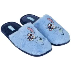 Cerda Lilo & Stitch Bequeme Hauspantoffeln für Erwachsene – Warme für Unisex Hausschuh blau 38 EU