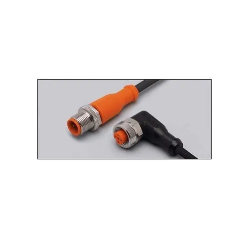 Ifm Electronic EVC024 Verbindungskabel - 5m Sensor-Aktor-Kabel mit M12 Stecker und Buchse, halogenfrei und temperaturbeständig von -25 bis 90 °C, ideal für industrielle Anwendungen.