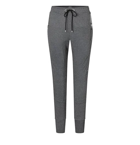 MAC Future Black Printed 2773-01-0110 092B W34 LOL - Hochwertige Denim-Hose mit 10oz Gewicht für Langlebigkeit. Optimaler Sitz durch Kombination von deutschen Konfektionsweiten und Inch-Längen. Ideal für jeden Tag.