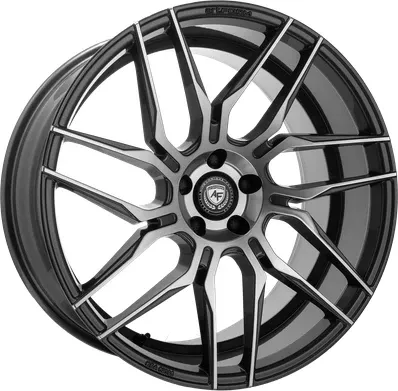 ArtForm AF-802 gunmetal polished 19 Zoll Alufelgen - Vielspeichen-Design mit einer Einpresstiefe von ET30, ideal für sportliche Fahrzeuge. Hochwertige Aluminiumfelgen für optimale Leistung und Ästhetik.