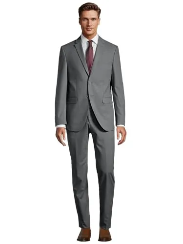 Steffen Klein Herren Designer Anzug Slim Fit - Anzüge für Herren: Eleganter Slim Fit Anzug mit 2-Knopf Sakko, ideal für Business und festliche Anlässe, sorgt für eine moderne Silhouette.