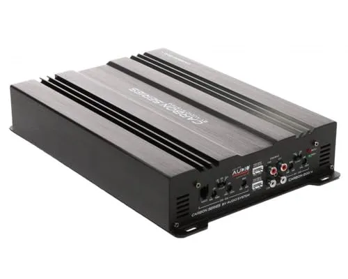 Audio System CARBON-200.4 4-Kanal Verstärker - Car-HiFi-Endstufen mit 4× 50 W RMS, flexibler Einsatz dank schaltbarer Hochpass- und Tiefpassfilter sowie automatischem Einschalten für einfache Installation.