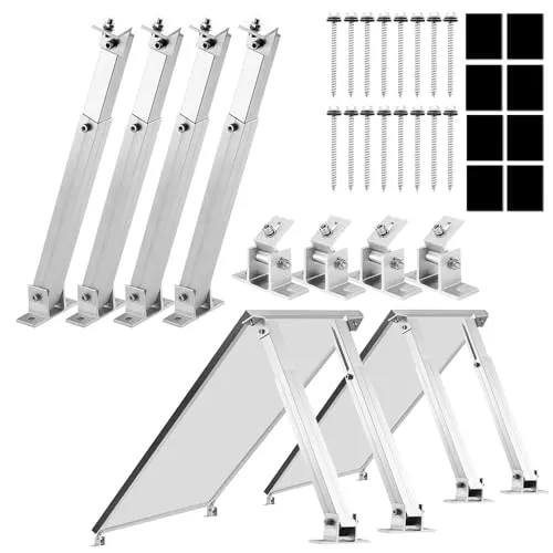 Firend Aufständerung Solarmodul Halterung für Balkonkraftwerk - Dach- & Bodenhalterungen für Solarmodule, verstellbar von 30° bis 60°, ideal für optimale Sonnenausbeute auf Flachdächern.