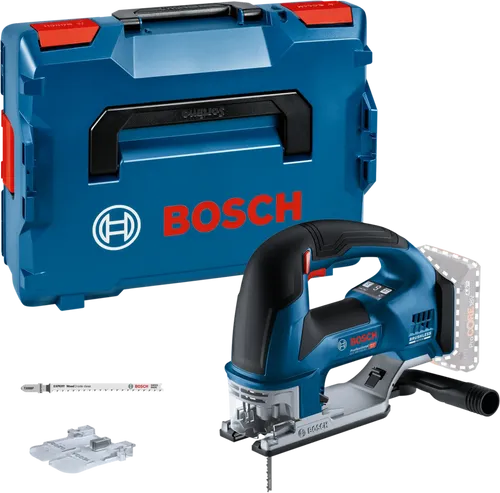 Bosch Professional GST 18V-155 BC (ohne Akku) - Akku-Stichsäge für kabelloses Arbeiten, ideal für präzise Schnitte in Holz bis 155 mm. Mit D-Griff und vier Pendelstufen für optimale Anpassung an das Material.