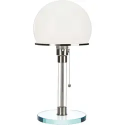 Tecnolumen Wagenfeld WG24 Tischleuchte - Bauhaus Tischleuchte, handgefertigt in Deutschland, mit blendfreiem Licht und einzigartigem Design von Wilhelm Wagenfeld aus 1924.