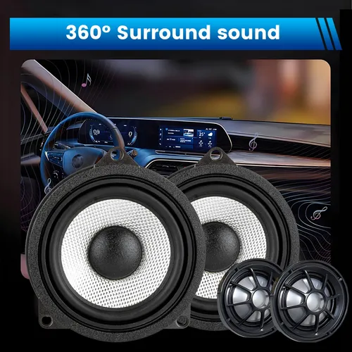 AXTON ATS-BSUB4 – 8" Auto Untersitz Subwoofer für BMW und Mini - Car-HiFi-Lautsprecher mit Plug & Play Anschluss, 150 W RMS und CRYSTAX-Membran für präzisen, starken Bass unter den Sitzen.