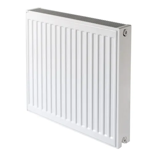 sanicomfort Heizkörper Typ 22 - 600 mm x 800 mm Weiß - Heizkörper in elegantem Weiß, ideal für effiziente Wärmeverteilung in jedem Raum. Perfekt für Neubauten und Renovierungen.