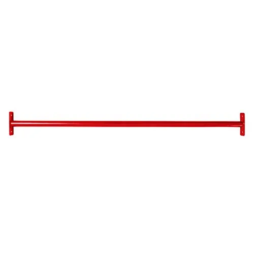 ESTEXO Reckstange 125 cm - Klimmzugstange für Fitness und Training - Robuste Reckstange aus Stahl, ideal für Klimmzüge und Turnübungen. Wetterfest und inklusive Befestigungsmaterial, für Innen- und Außenbereiche geeignet. Hohe Belastbarkeit bis 100 kg, wählbar in Rot oder Blau.