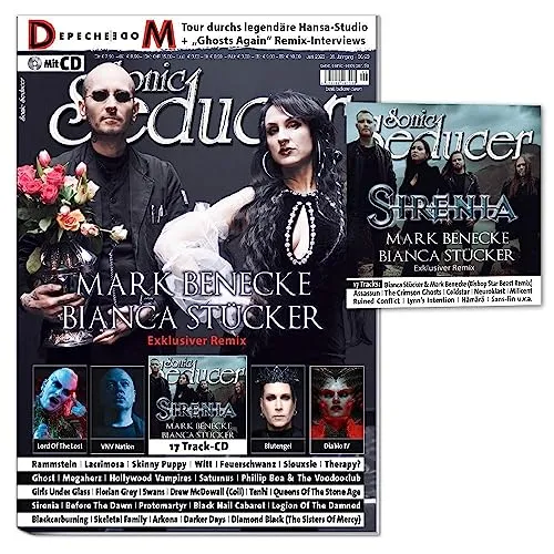 Sonic Seducer 06/2023 + CD: Mark Benecke & Bianca Stücker (exkl. Remix) + Depeche Mode + Blutengel + VNV Nation + Lord Of The Lost + Hollywood Vampires + Rammstein + Lacrimosa + Witt