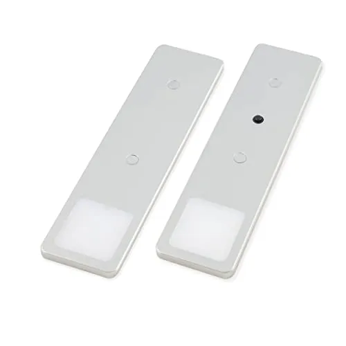 kalb LED Unterbauleuchten SET Solid2, silbergrau - Energiesparlampen mit elegantem Design, mechanischem Schalter und hoher Leuchtkraft, ideal für stilvolle Wohnräume.