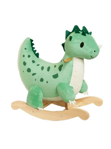 Classic World - Wooden Rocking Horse Dinosaur - Holzspielzeug, stabiler Dinosaurier-Schaukelpferd für Kinder, fördert die motorischen Fähigkeiten und sorgt für stundenlangen Spielspaß.