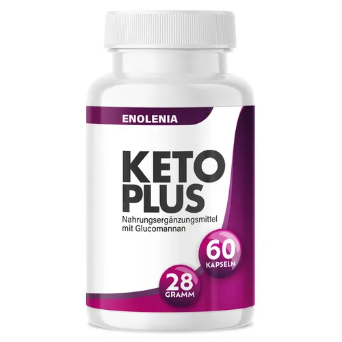 Enolenia® Keto Plus – Nahrungsergänzungsmittel zur Unterstützung der Ketose - Diät und Gewichtsreduktion: Unterstützt den Fettstoffwechsel für schnellere Ergebnisse, steigert die Energie und fördert die Ketose mit natürlichen Inhaltsstoffen.