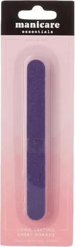 Manicare Nagelfeilen 5er Pack, doppelseitig mit feiner und grober Körnung, langlebig und robust für natürliche Nägel, Maniküre und Pediküre zu Hause oder im Studio