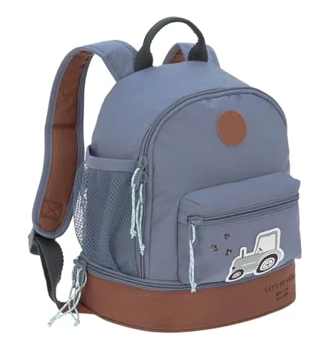 LÄSSIG Kinderrucksack Mini Backpack Adventure Tractor - Schulranzen für Kinder ab 3 Jahren, mit gepolsterten, verstellbaren Schultergurten für optimalen Tragekomfort und viel Stauraum für Snacks und Wechselkleidung.