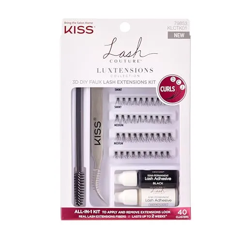 KISS Lash Couture LuXtensions Collection 3D DIY Wimpern Extensions Set