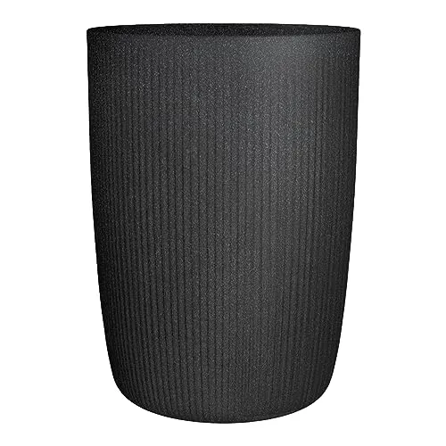 Scheurich Blumentopf 54/260 linetto high, stony black - Garten-Zubehör: Hochwertiger Blumentopf aus robustem Kunststoff, ideal für stilvolle Pflanzgestaltung, langlebig mit 10 Jahren Herstellergarantie.
